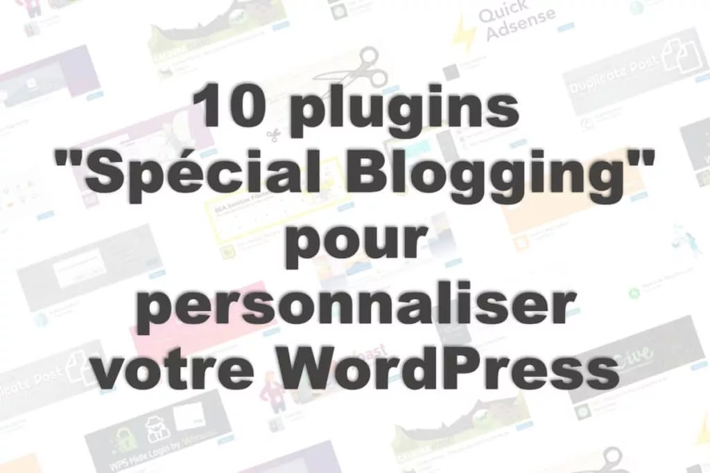 plugins special blogging