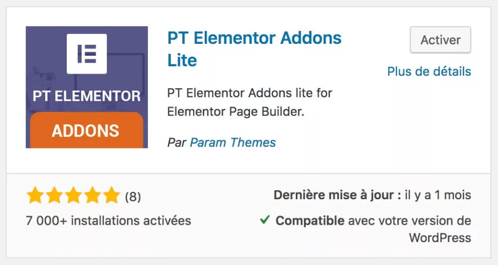 PT Elementor Addons Lite
