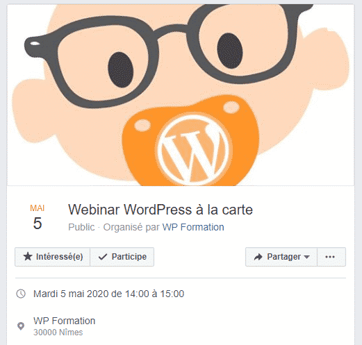 webinar WordPress