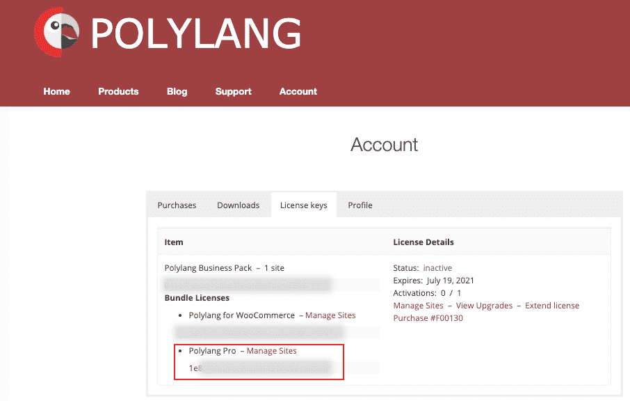 Polylang Pro