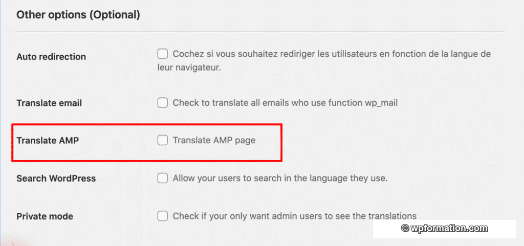 Tutoriel Weglot WPFormation probleme amp