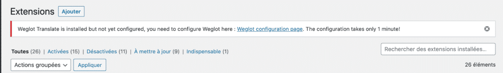 Tutoriel Weglot WPFormation configuration