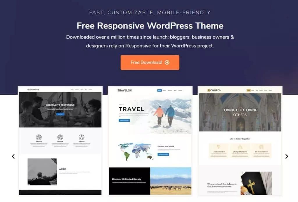 responsive WordPress