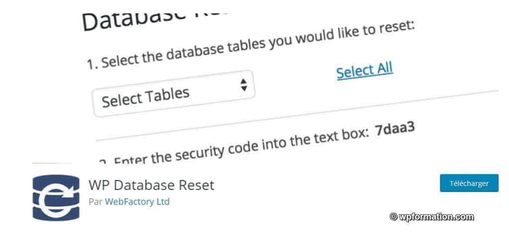 Wp Database Reset