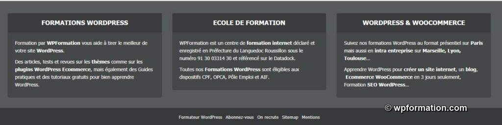 Mentions WordPress