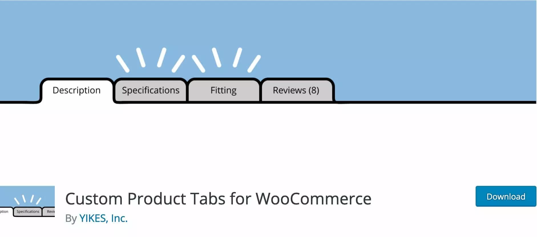 Custom Product Tabs for WooCommerce, Plugin Gratuit Woocommerce WordPress
