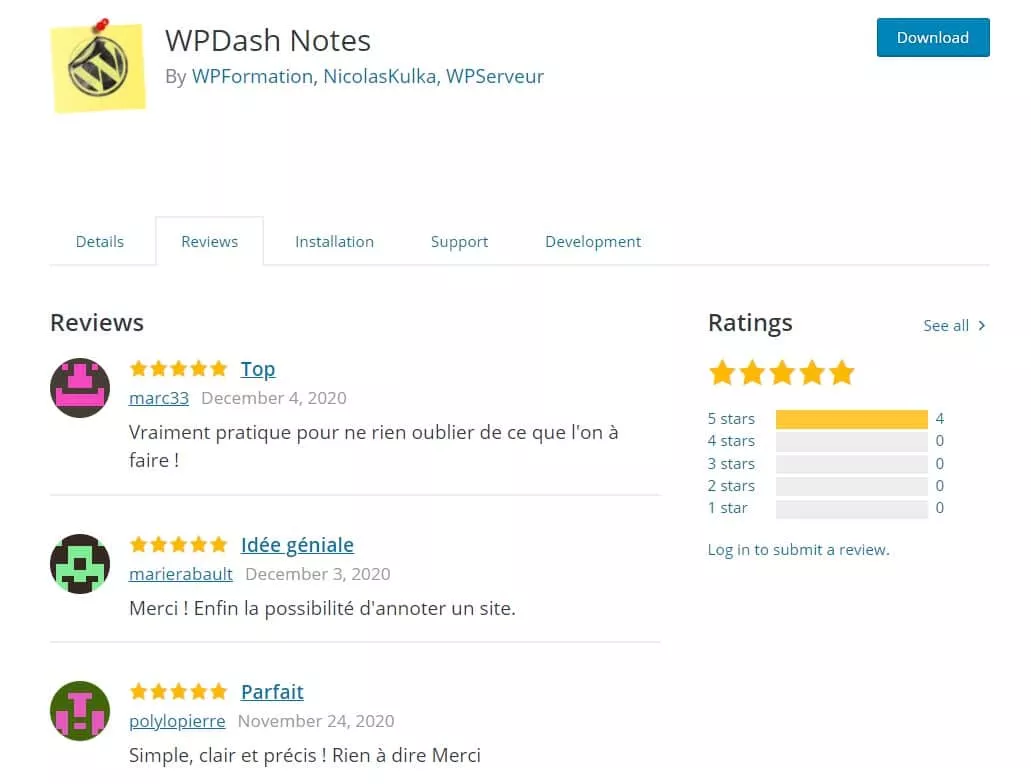 Wpdash Notes Review