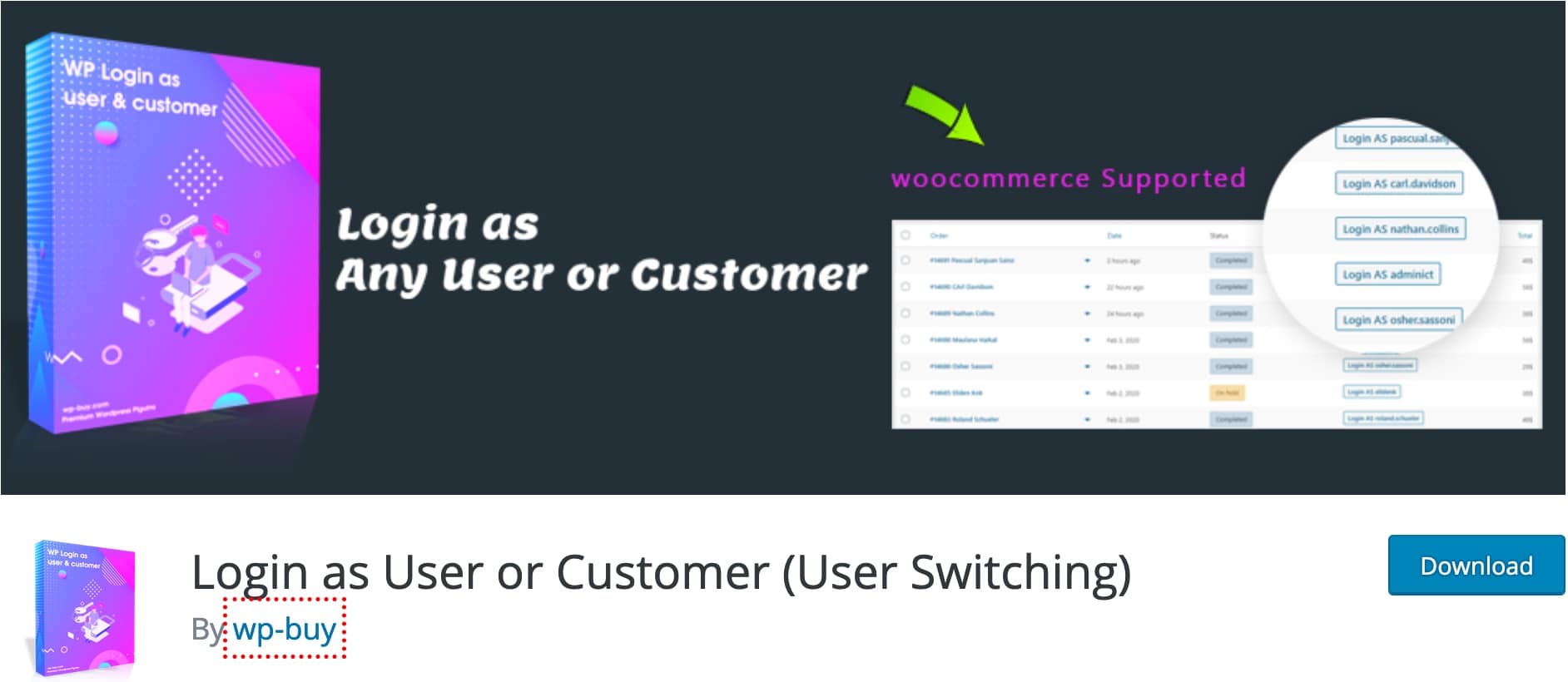 plugin se connecter en tant que user switching wordpress 2 Plugin Se Connecter En Tant Que User Switching WordPress 2