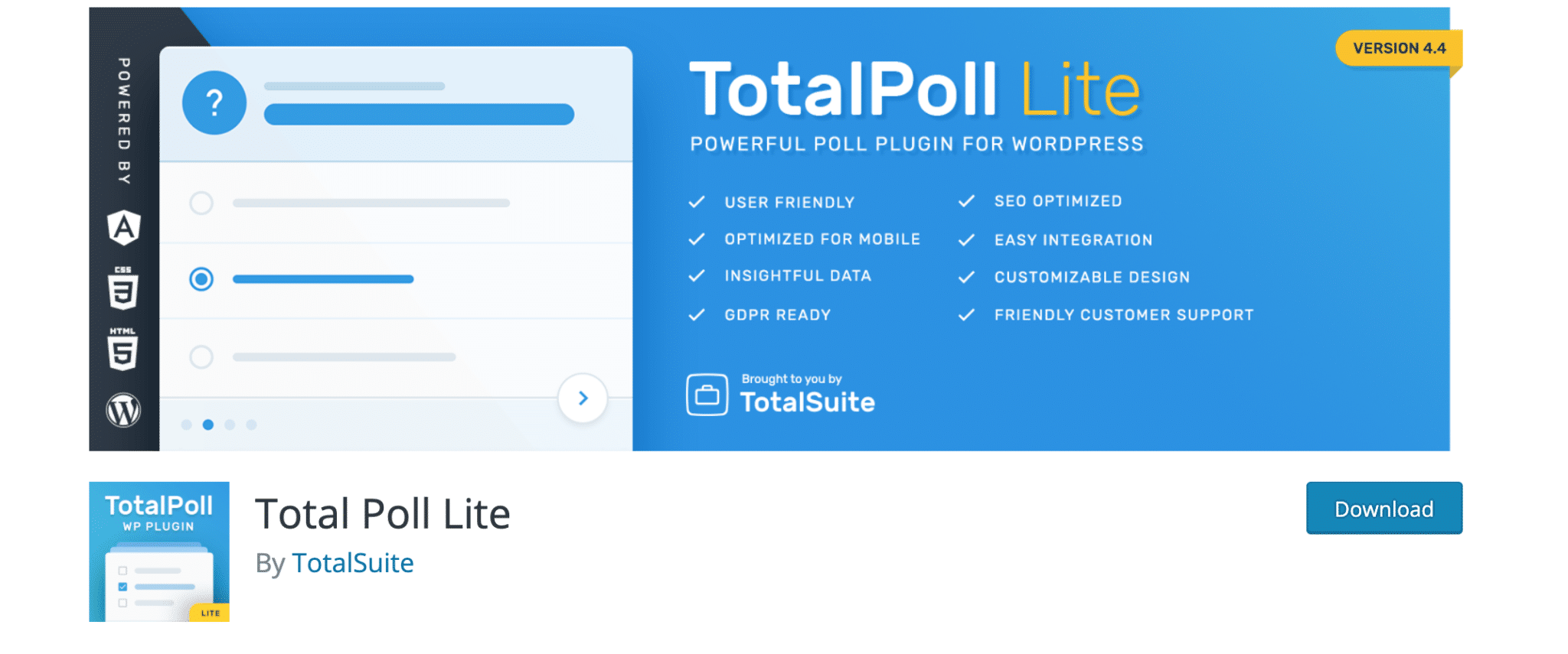Total Poll Lite