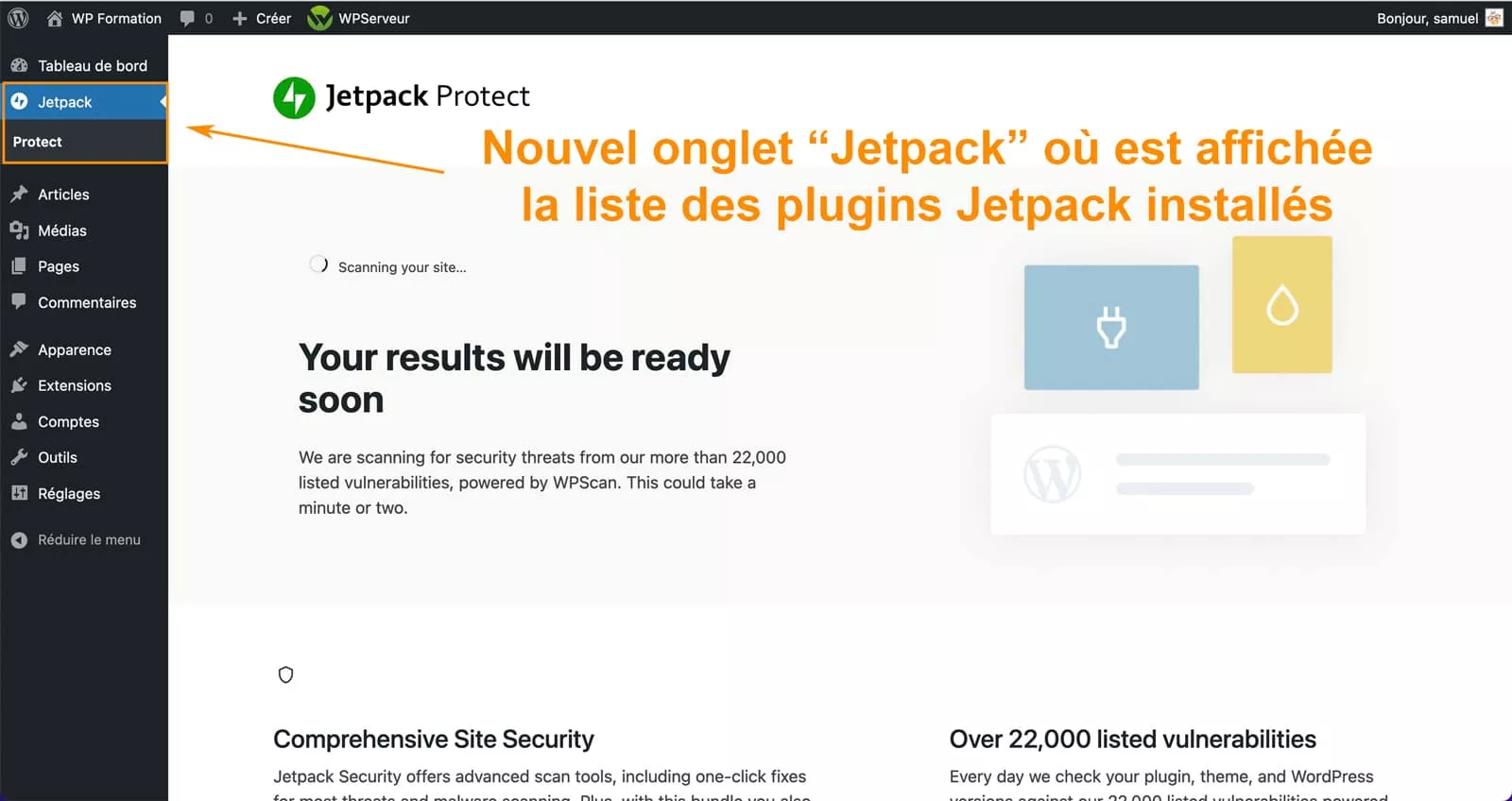 Nouveaux plugins Jetpack
