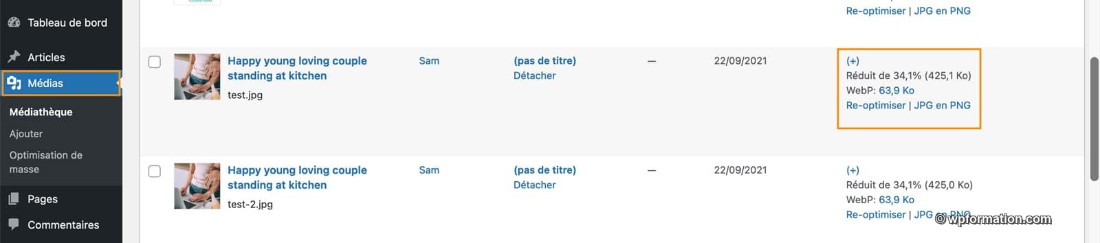 Tutoriel pour utiliser le plugin EWWW imagine optimizer pour WordPress