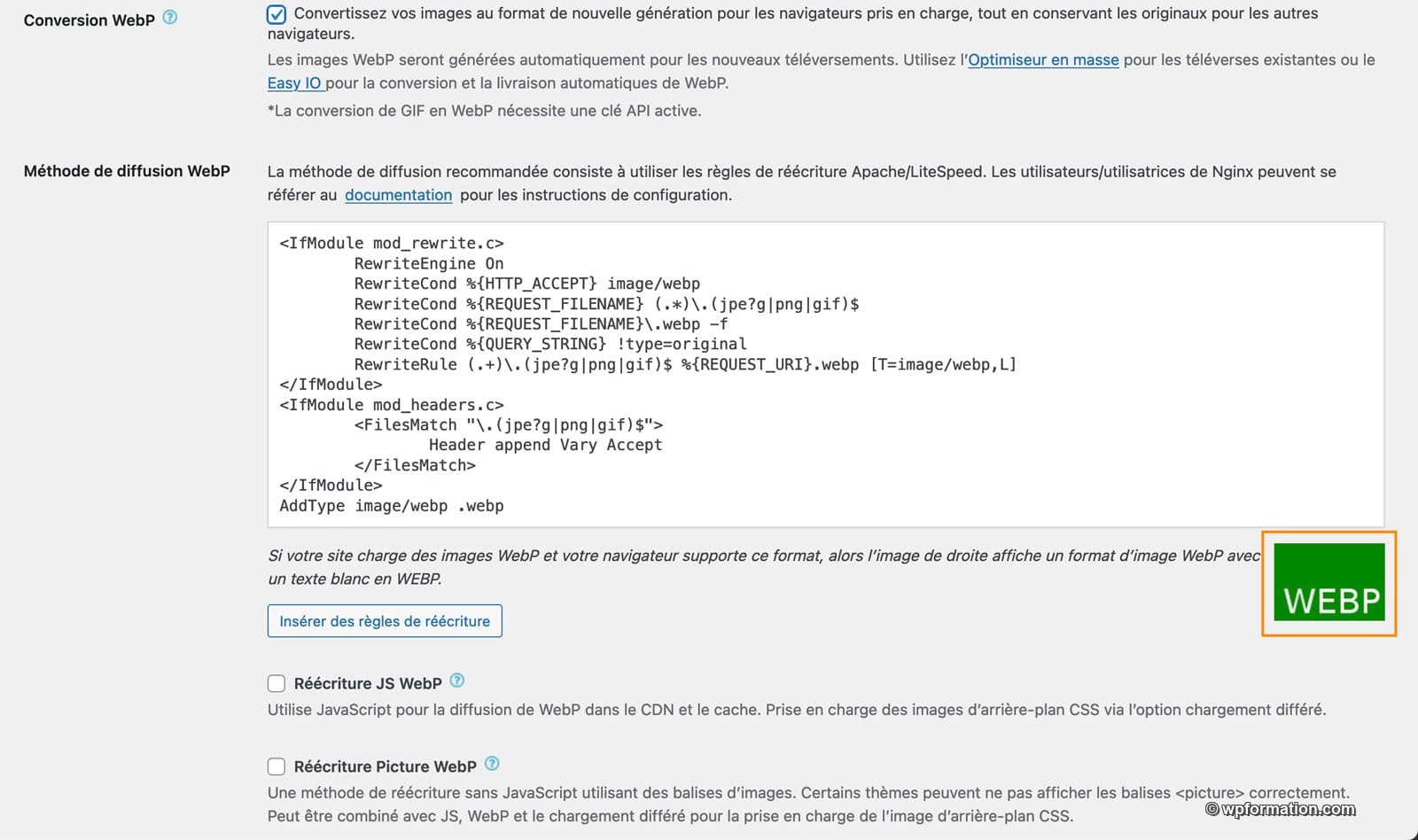 Tutoriel pour utiliser le plugin EWWW imagine optimizer pour WordPress