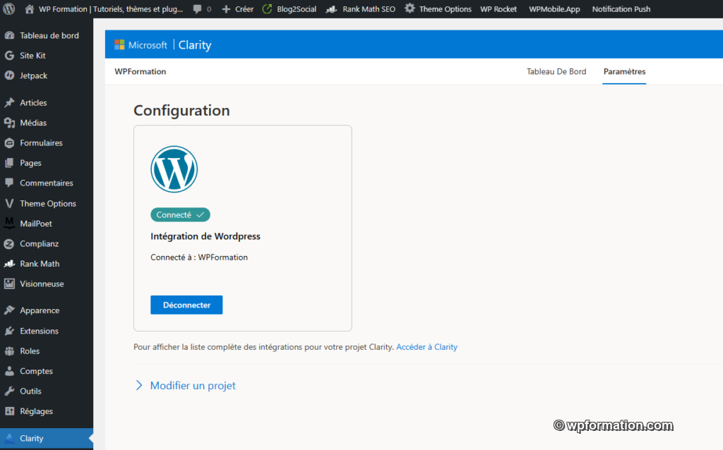 plugin wordpress clarity