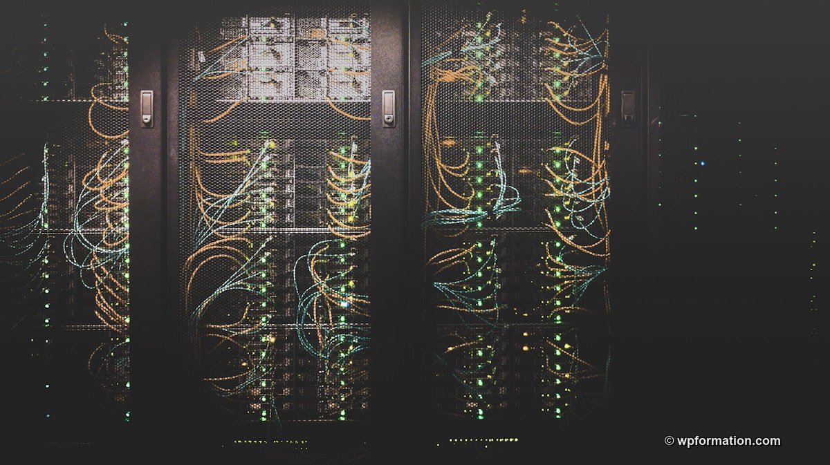 Serveur d'hébergement web WordPress dans un datacenter