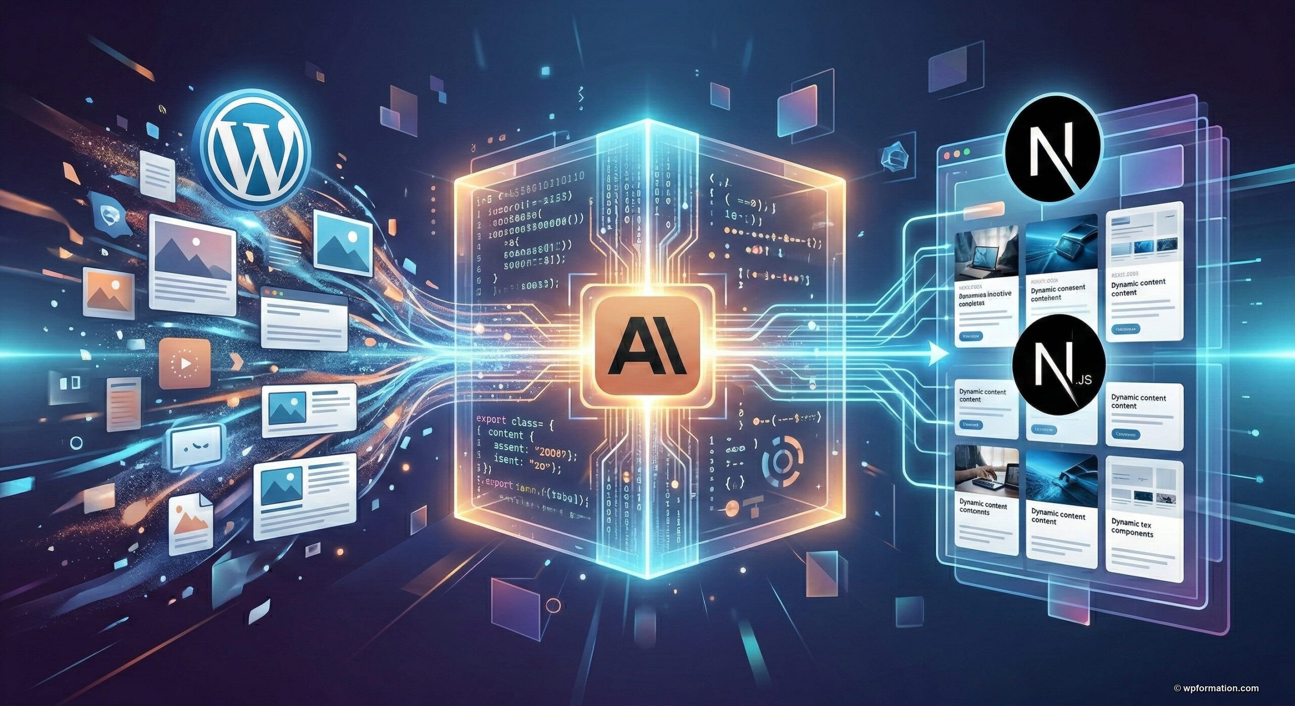 Architecture WordPress headless avec Next.js pilotée par l'IA