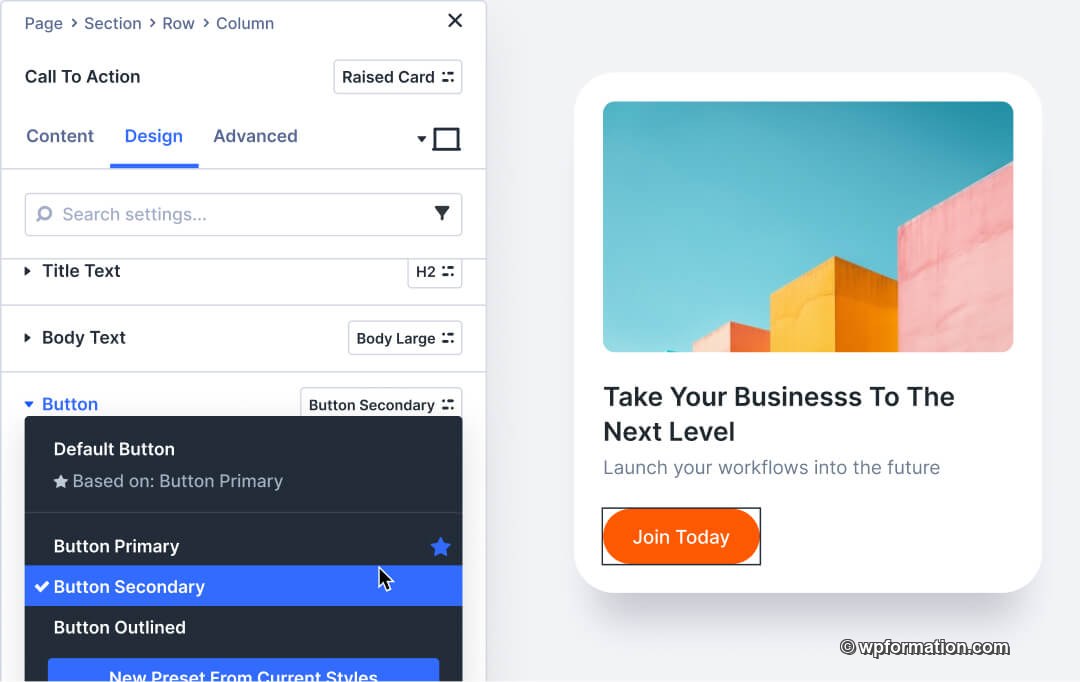 Global Presets et variables de design dans Divi 5