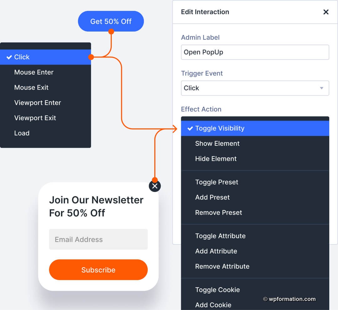 Moteur d'interactions et animations de Divi 5