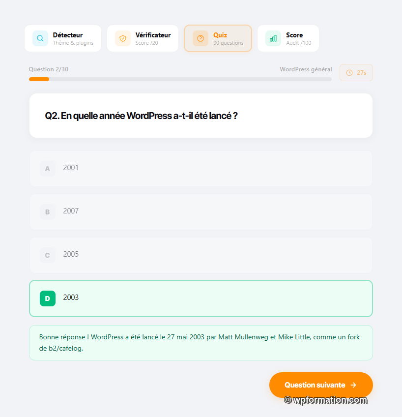 Quiz WordPress : 90 questions pour montrer que tu connais vraiment WordPress